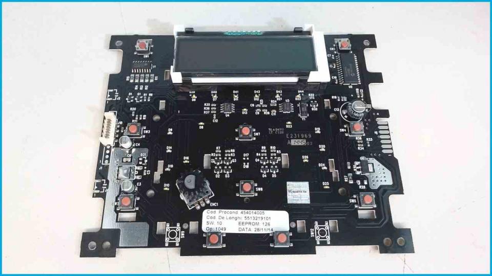 Elektronik Board Platine LCD Bedienfeld Perfecta ESAM5500.S