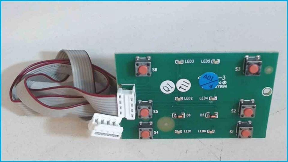 Elektronik Board Platine LCD Bedienfeld Switch DeLonghi Cappuccino EC860.M