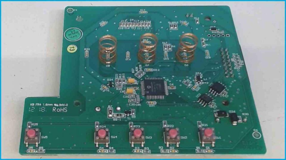 Elektronik Board Platine LCD Bedienfeld V2.25 V1.08 WMF 450 Typ 03.0320