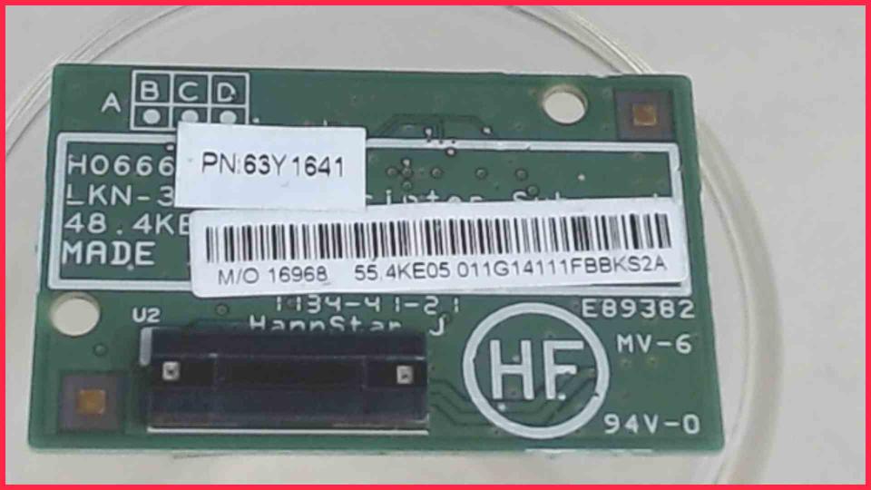 Finger Sensor Board Print 63Y1641 ThinkPad T520 4243-4UG