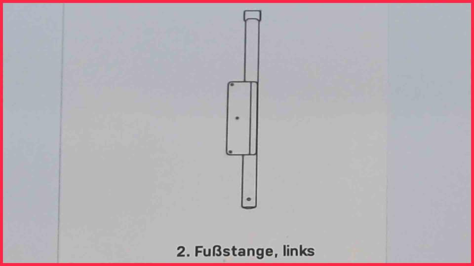 Fußstange Links (L) Crosstrainer MC300