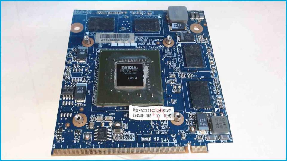 GPU Grafikkarte Nvidia GeForce 9600M GT 512MB Compal One HL90 CM-2
