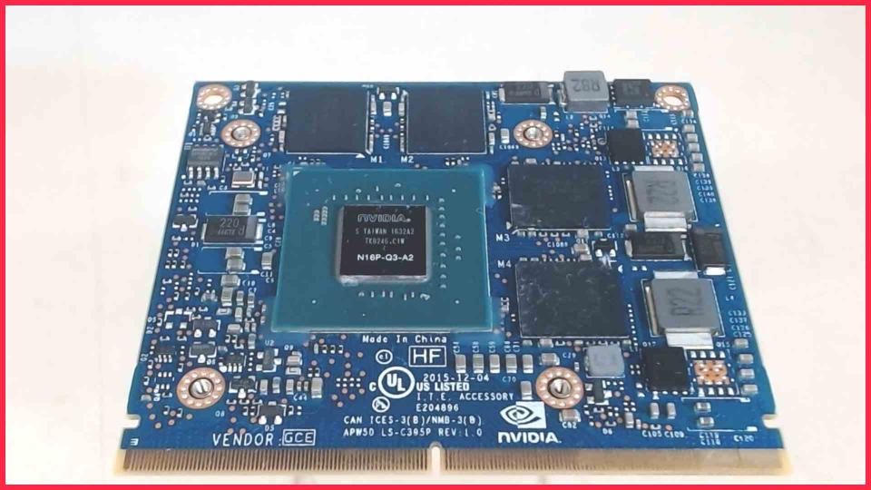GPU Grafikkarte nVIDIA N16P-Q3-A2 850114-001 HP ZBook 17 G3