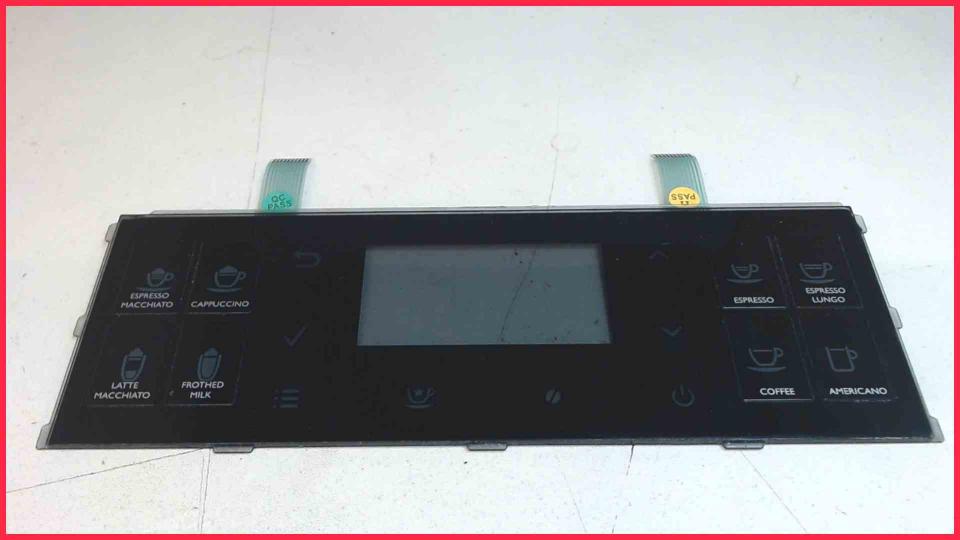 Gehäuse Abdeckung Deckel Blende Bedienteil Touch Gran Baristo Avanti HD8968
