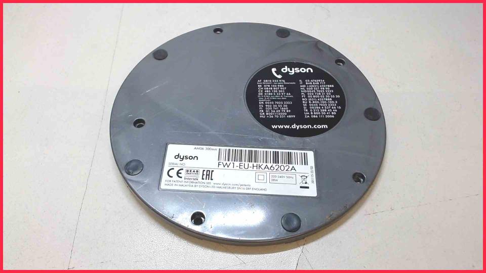 Gehäuse Bodenplatte + Typenschild Dyson cool AM066