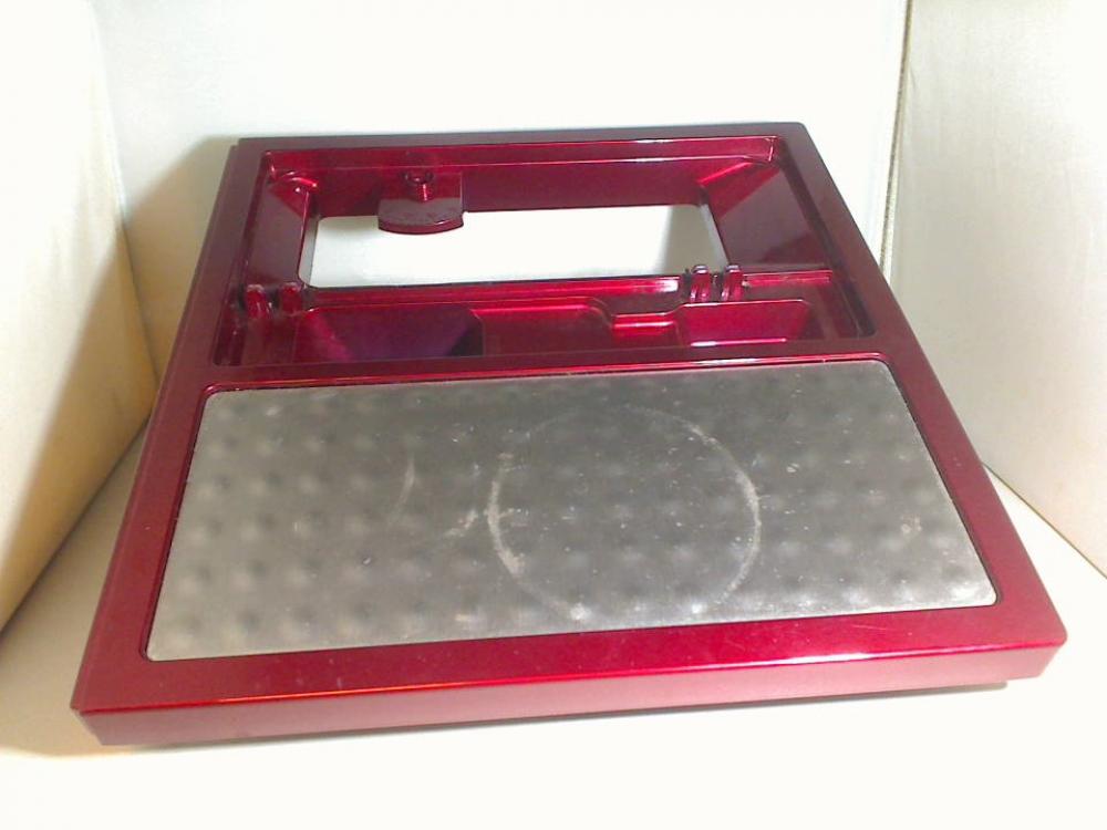 Gehäuse Deckel Abdeckung Bohnenbehälter DeLonghi Perfekta ESAM5400.R Rot