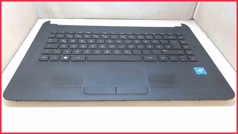 Gehäuse Oberschale Touchpad Tastatur Deutsch  HP 14-am030ng