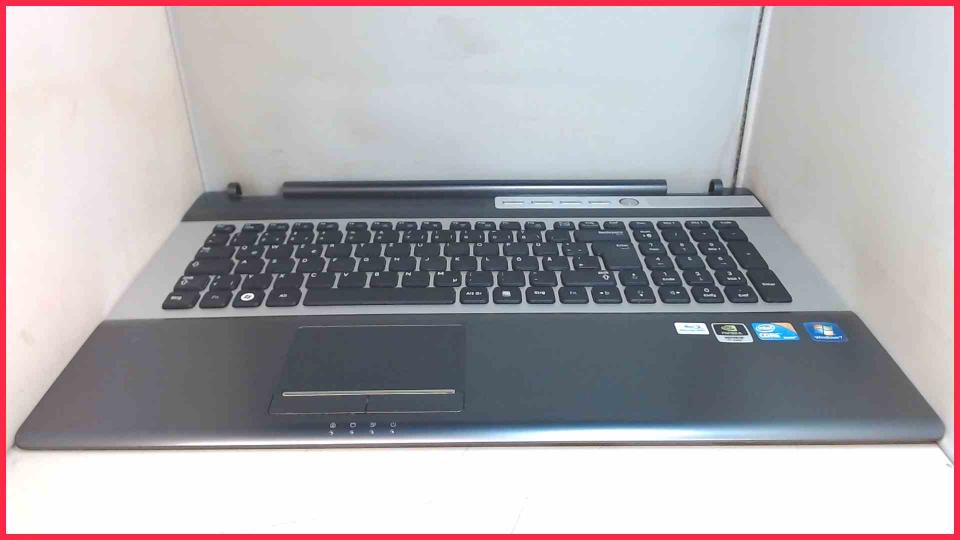 Gehäuse Oberschale Touchpad Tastatur Deutsch Samsung NP-RF710