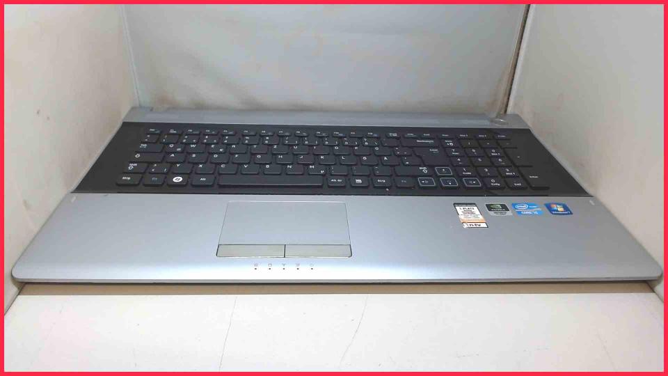 Gehäuse Oberschale Touchpad Tastatur Deutsch  Samsung RV720 NP-RV720 -2