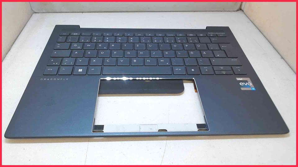 Gehäuse Oberschale & Tastatur Deutsch  HP Dragonfly G4
