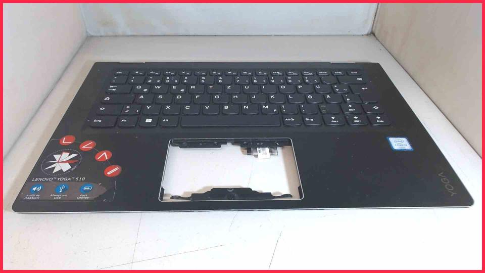 Gehäuse Oberschale & Tastatur Deutsch  Lenovo Yoga 510-14ISK