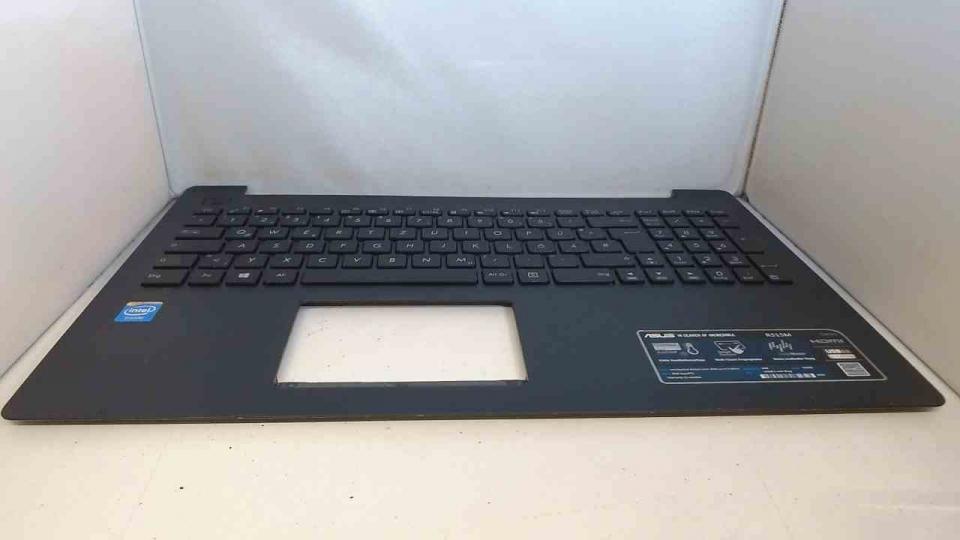 Gehäuse Oberschale & Tastatur Deutsch Schwarz Black Asus R515M