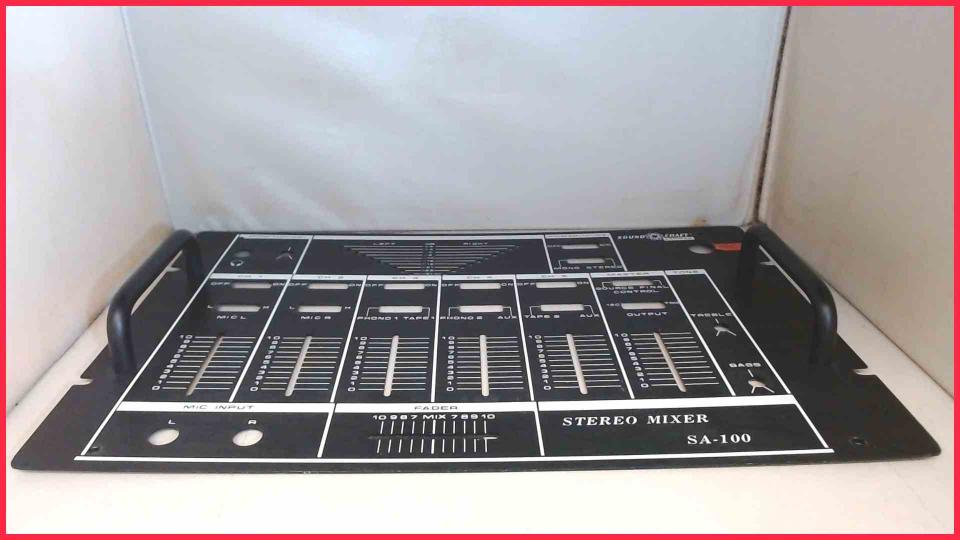 Front Housing Cover Panel Top Control  Sound Craft SA-100
