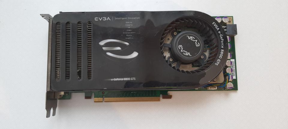 Grafikkarte 640MB Video Card EVGA e-Geforce 8800 GTS