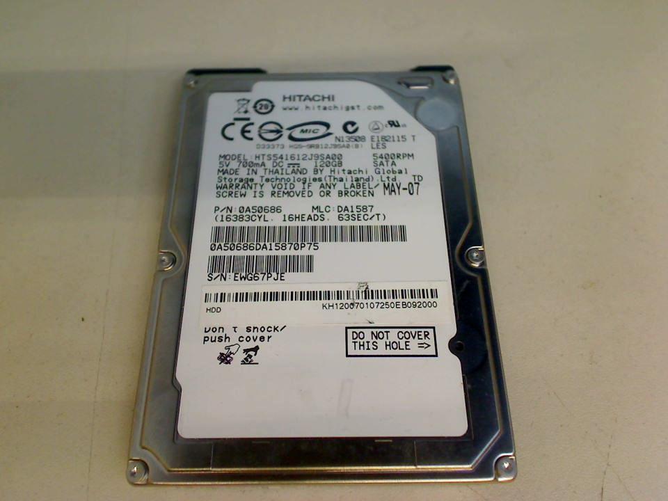 HDD Festplatte 2,5\" 120GB Hitachi (SATA) HTS541612J9SA00 HP Compaq 6710b (4)