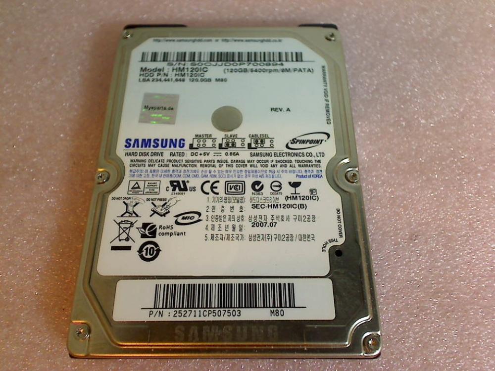 HDD Festplatte 2,5\" 120GB IDE (AT) Samsung HM120IC IBM ThinkPad T42 2374