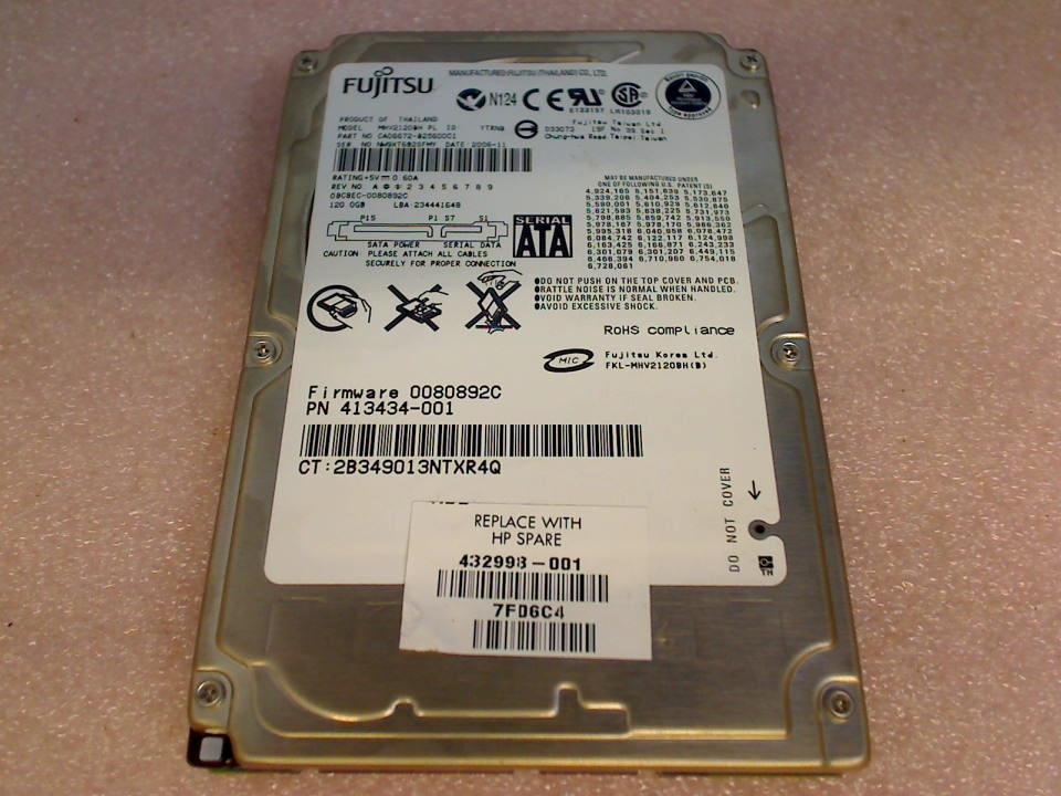 HDD Festplatte 2,5\" 120GB MHV2120BH (SATA) Fujitsu