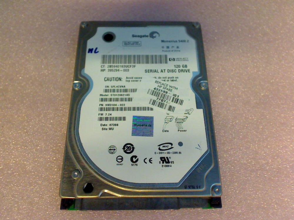 HDD Festplatte 2,5\" 120GB SATA Seagate ST9120821AS Medion MD96640 (4)