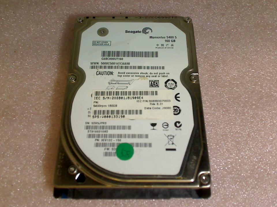 HDD Festplatte 2,5" 160GB ST9160310AS (SATA) Seagate