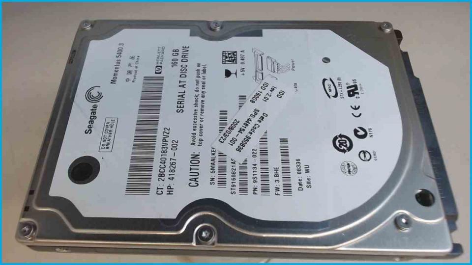 HDD Festplatte 2,5" 160GB Seagate ST9160821AS SATA ThinkPad X61s Type 7666-36G