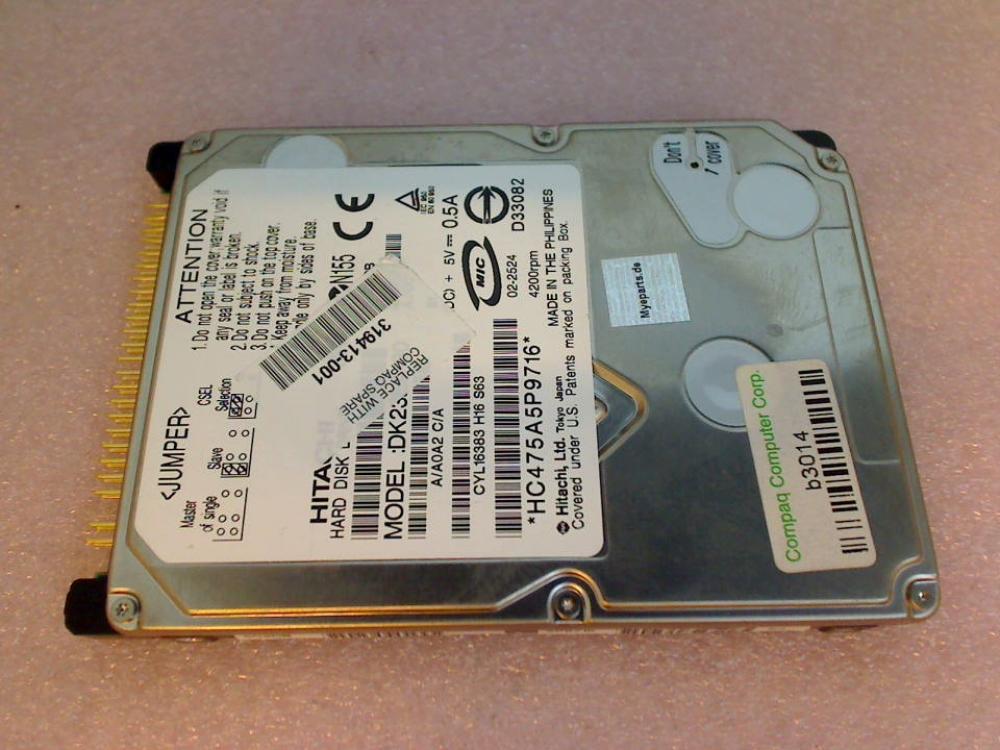 HDD Festplatte 2,5\" 30GB Hitachi DK23EA-30 IDE AT HP ze4292 ze4200