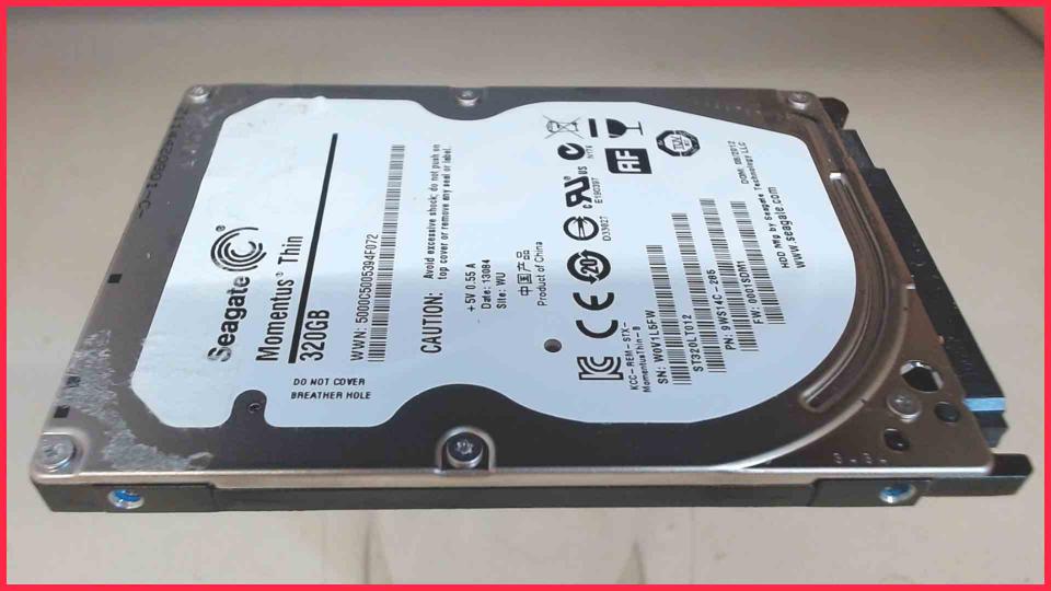 HDD hard drive 2.5" 320GB 5400RPM SATA Seagate ST320LT012 (5195h)