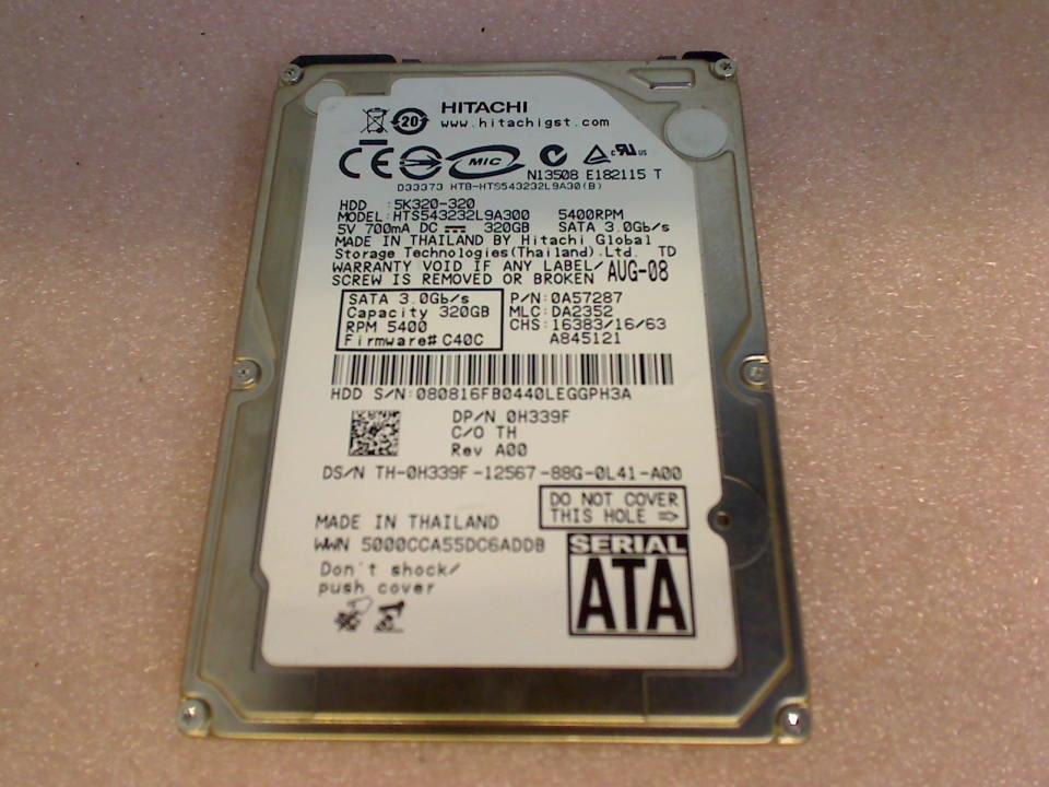HDD Festplatte 2,5" 320GB 5K320-320 (SATA) Hitachi