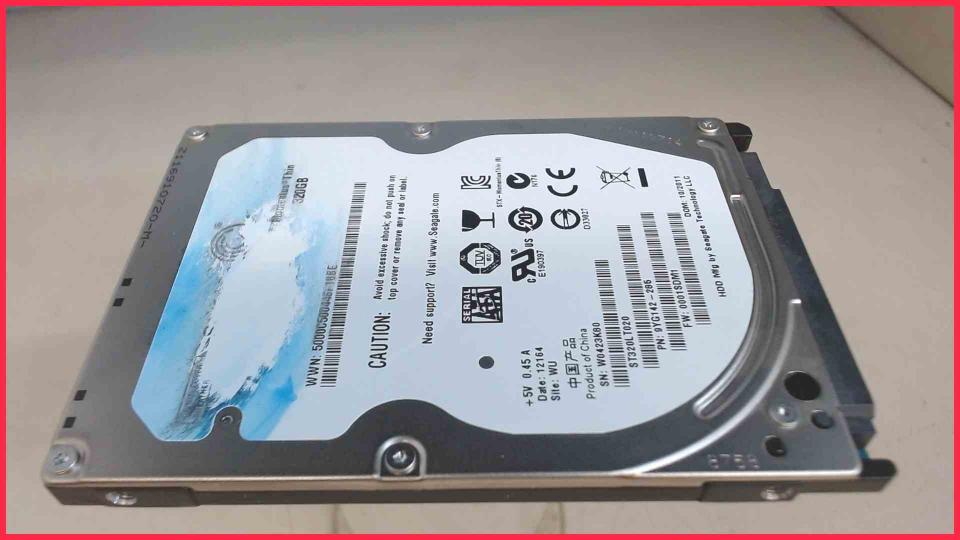 HDD Festplatte 2,5" 320GB SATA 5400RPM 16MB Seagate ST320LT020 (9.203h)