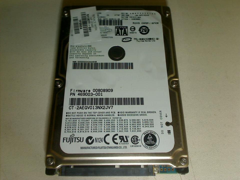 HDD Festplatte 2,5" 320GB (SATA) MHZ2320BH G2 Fujitsu