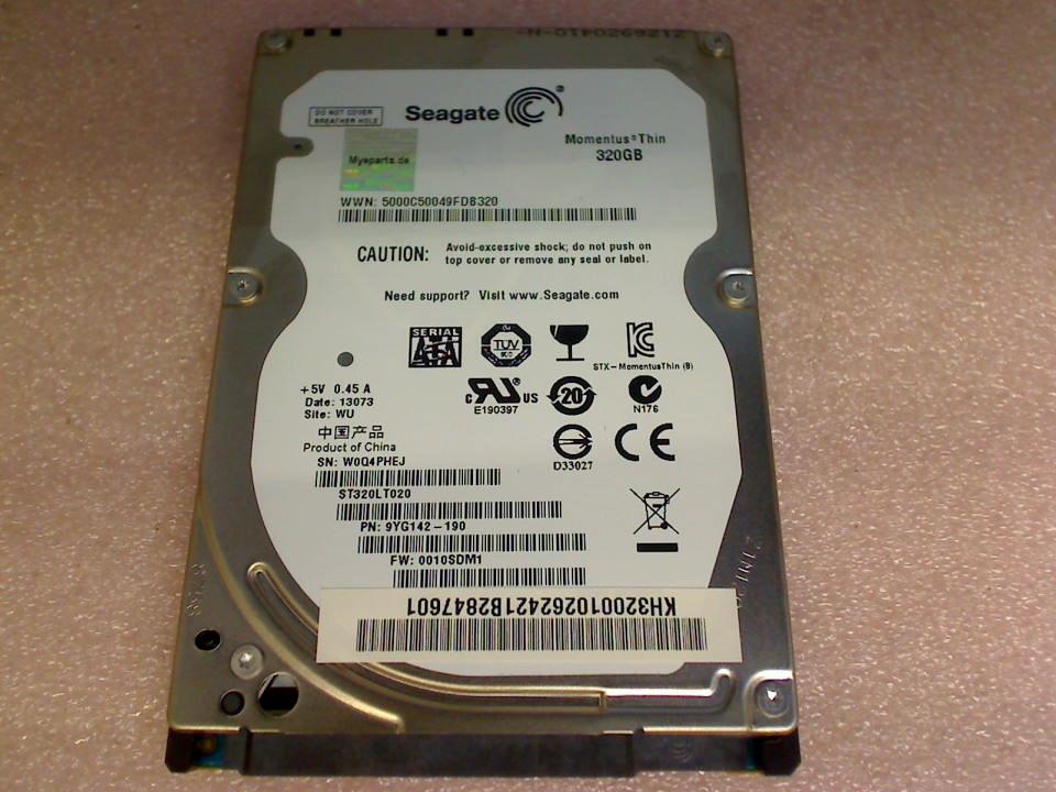 HDD Festplatte 2,5" 320GB Seagate ST320LT020 (SATA) Packard Bell ZE7 dot s