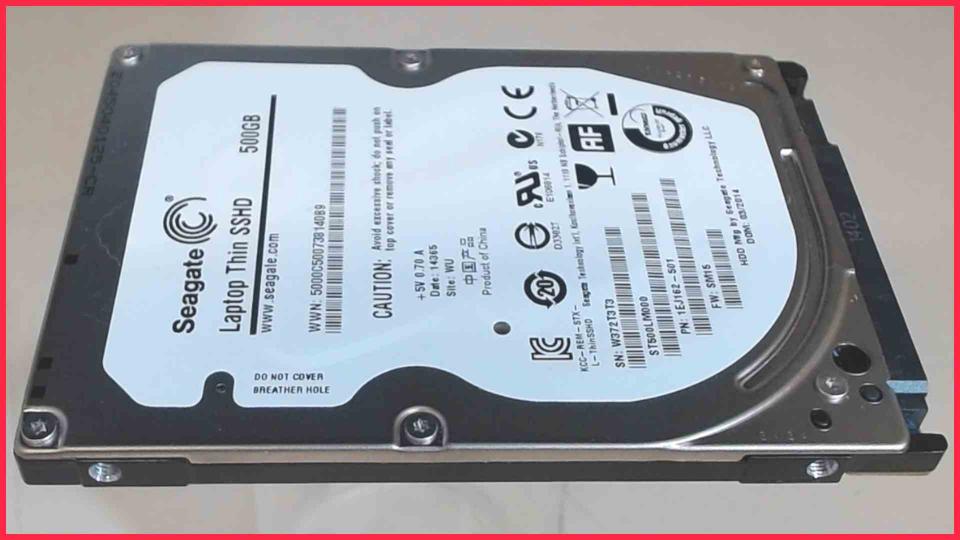 HDD Festplatte 2,5" 500GB SSHD SATA 5400 PRM ST500LM000 Dell Inspiron 1564