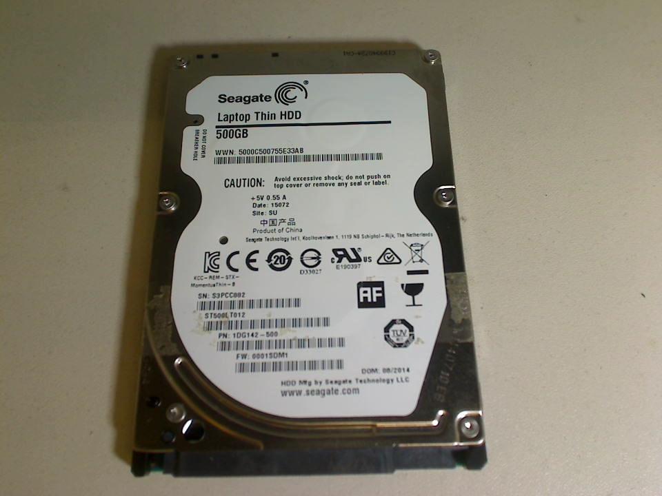 HDD Festplatte 2,5\" 500GB Seagate ST500LT012 (SATA) Medion S6214T S6003 MD99374