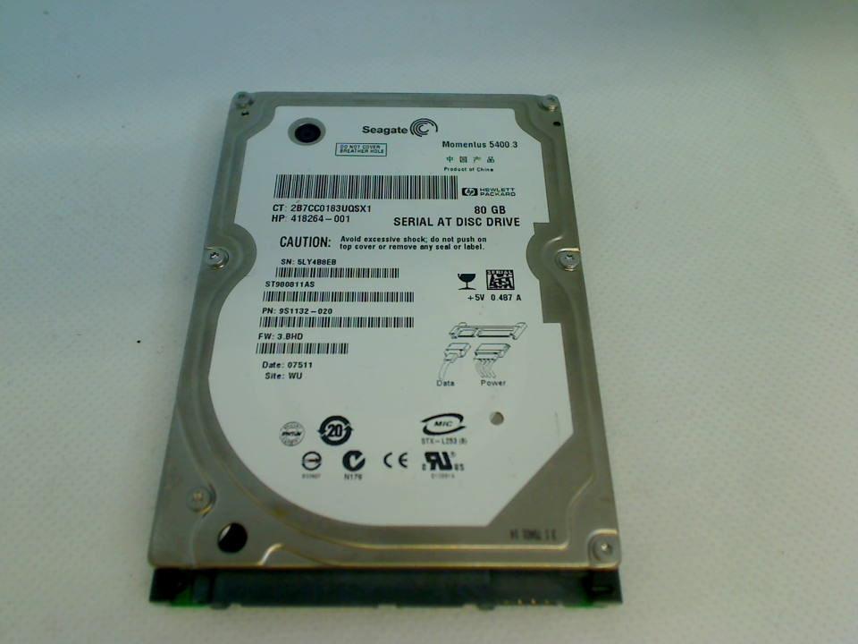 HDD Festplatte 2,5\" 80GB SATA Seagate ST980811AS (SATA) WIM2220 MD96970 (3)