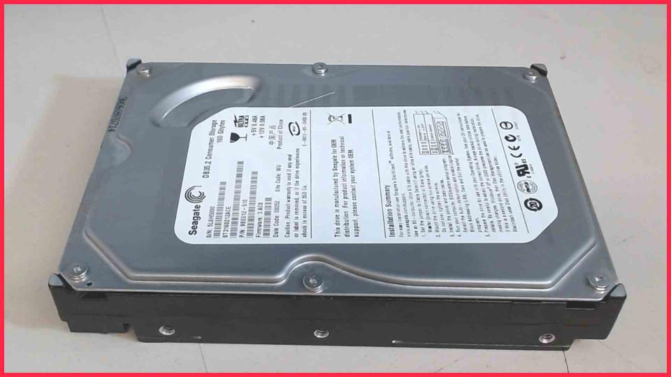 HDD hard drive 3.5" 160GB Seagate ST3160212ACE IDE/AT Samsung DVD-HR753