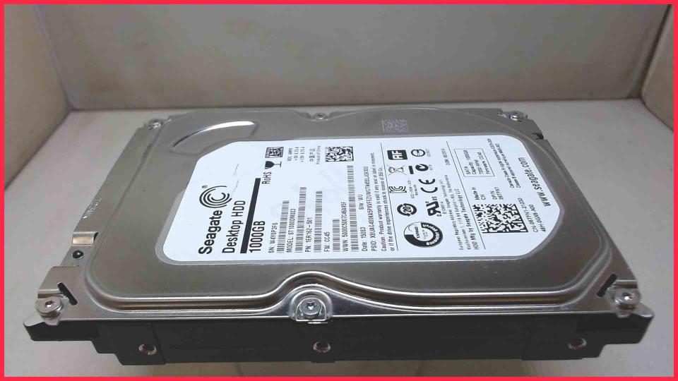 HDD Festplatte 3,5"  1TB 1000GB SATA 7200 RPM Seagate ST1000DM003 (3709h)
