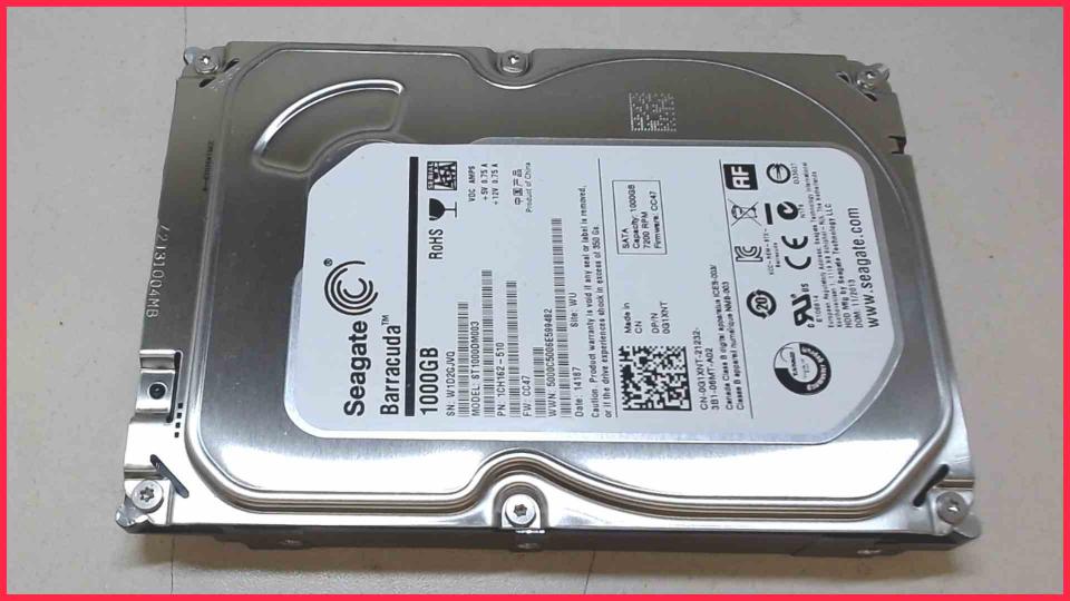 HDD Festplatte 3,5" 1TB 1000GB SATA ST1000DM003 Packard Bell imedia S2185