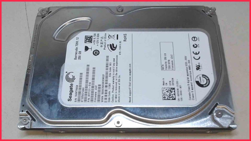 HDD Festplatte 3,5" 250GB Seagate ST3250312AS Fujitsu Esprimo E5731