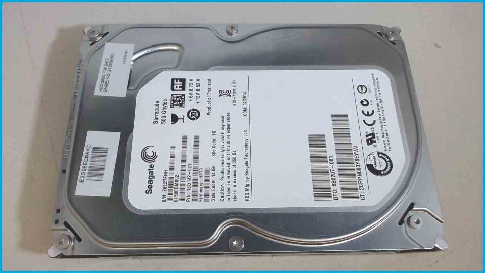 HDD Festplatte 3,5" 500GB Seagate ST500DM002 SATA 7200RPM (37626h)