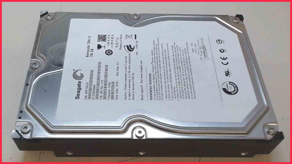 HDD Festplatte 3,5"  750GB 7200RPM SATA 32MB Seagate ST3750528AS (7228h)