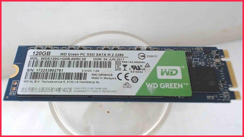 HDD SSD Festplatte 120GB WD Green PC SATA M.2 2280