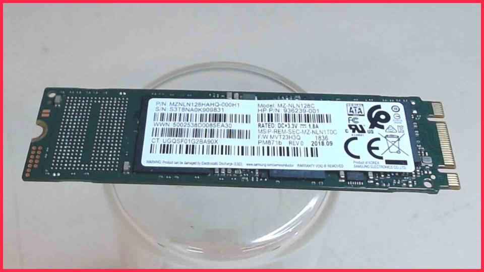 HDD SSD Festplatte 128GB Samsung MZ-NLN128C HP 15-db0003ng