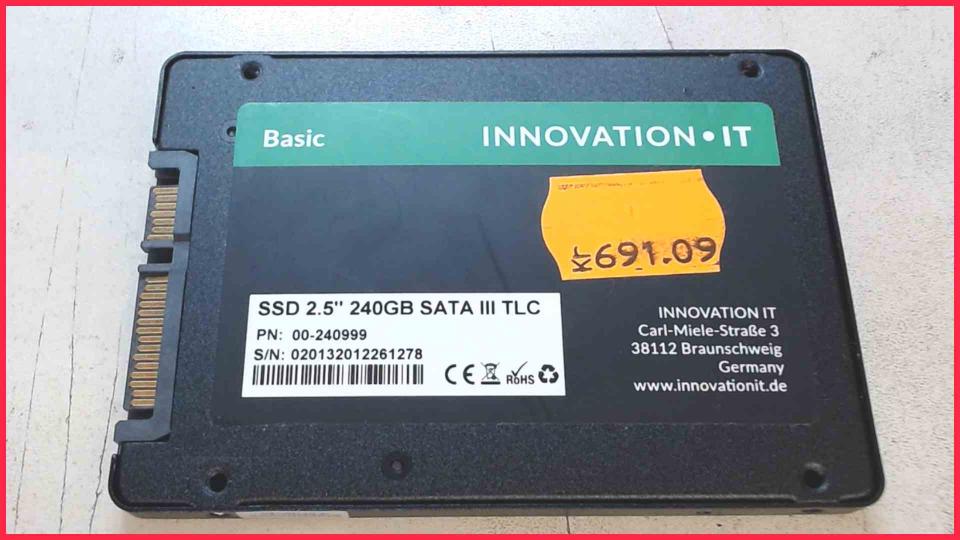 HDD SSD Festplatte 2.5" 240GB Innovation IT SATA III Samsung R730 NP-R730 -2