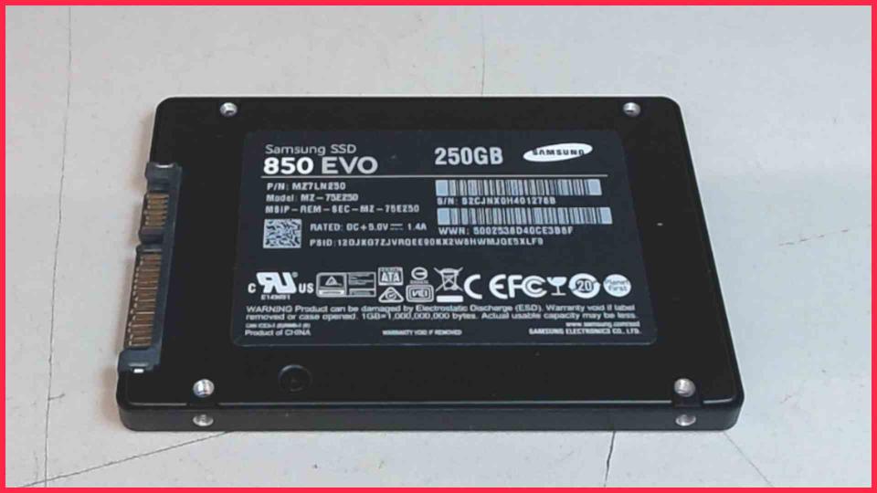 HDD SSD Festplatte 2.5" 250GB Samsung 850 EVO HP 17-bs530ng