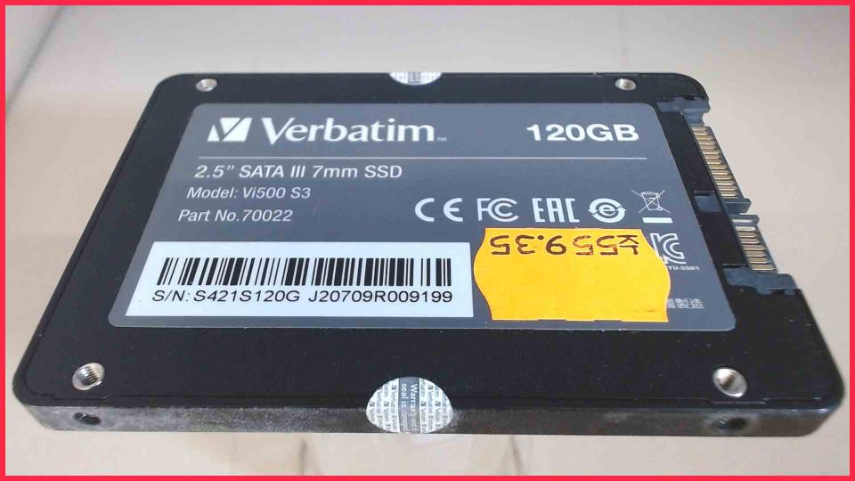 HDD SSD Hard Disk 2.5" Verbatim Vi500 S3 SATA MT22 MED MT 8092N MD8889 P5250 D