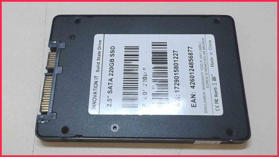 HDD SSD Festplatte 220GB Innovation IT 2.5" SATA (618h)