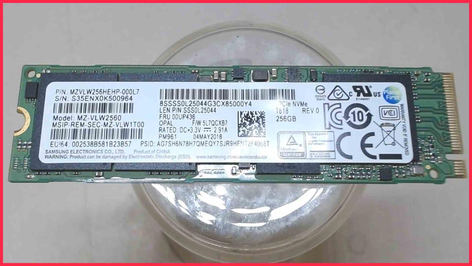 HDD SSD Festplatte 256GB Samsung MZ-VLW2560 Lenovo ThinkPad T580