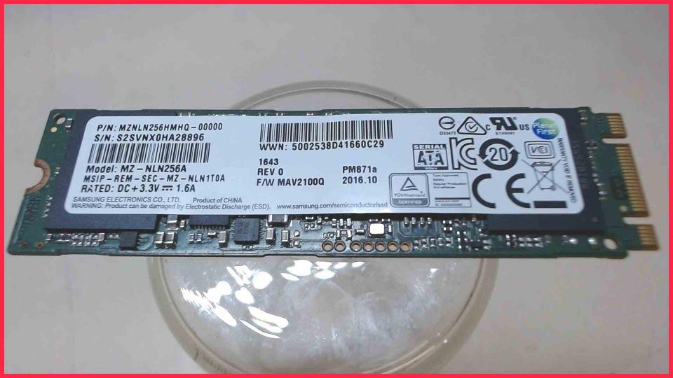 HDD SSD Festplatte  256GB Samsung Smart MZ-NLN256A (22943h)