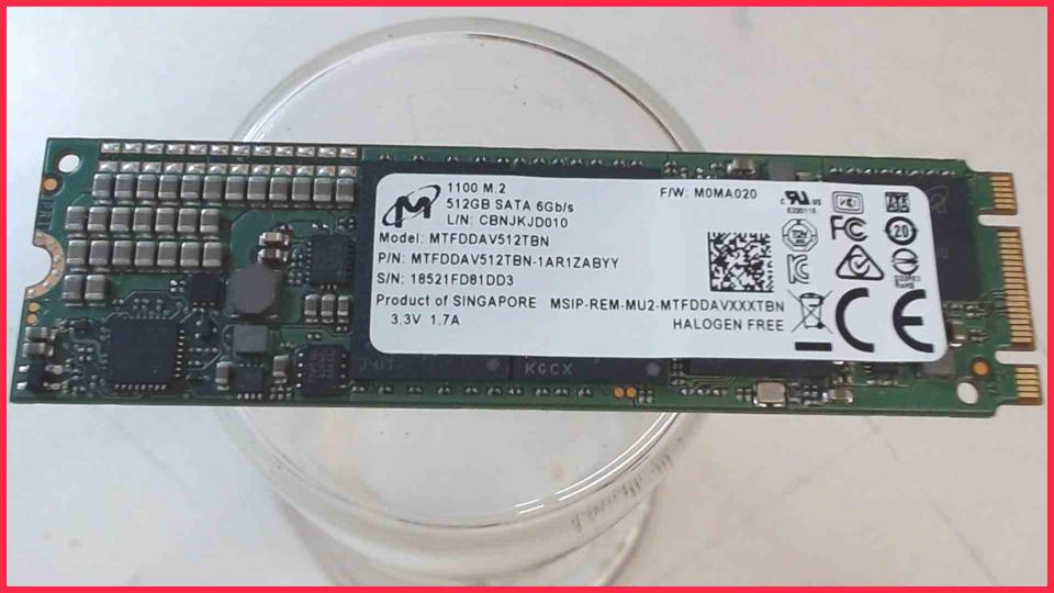 HDD SSD Festplatte 512GB 1100 M.2 SATA 6Gb/s Micron MTFDDAV512TBN