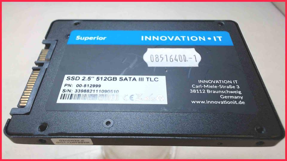 HDD SSD Festplatte  Innovation IT 2.5 Zoll 512GB SATA III TCL 00-512999 (339h)
