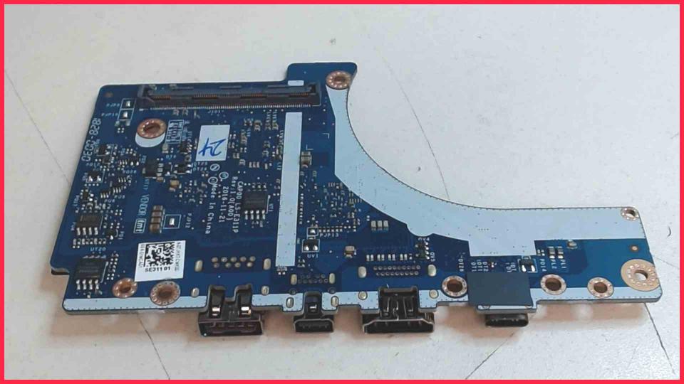 HDMI Board Platine USB Mini DP 0TJHK7 Dell Precision 7520 P53F